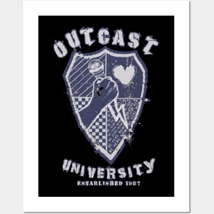 Outcast University Posters and Art